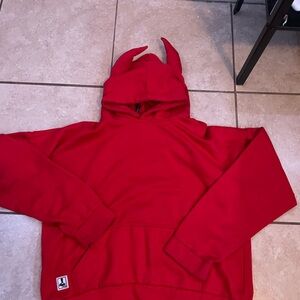 Ryder Studios Devil Hoodie Red
